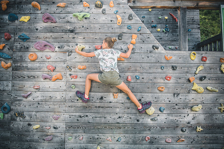 Kletterwand am Grafenberg